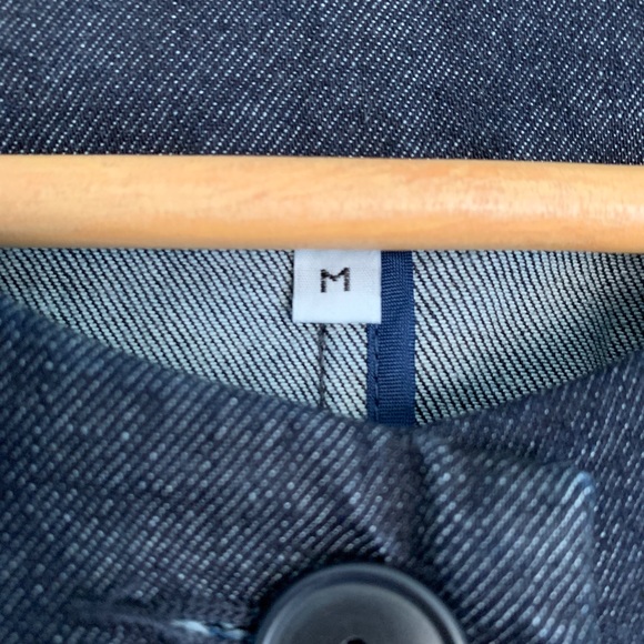 MUJI light jean coat - indigo, size M women’s - Picture 3 of 4